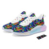 Rainbow Roses LGBT Pride Print Pattern Running Sneakers-grizzshop