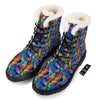 Rainbow Roses LGBT Pride Print Pattern Winter Boots-grizzshop