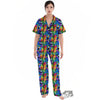 Rainbow Roses LGBT Pride Print Pattern Women's Pajamas Set-grizzshop