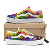 Rainbow Roses LGBT Pride Print Skate Shoes-grizzshop