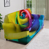 Rainbow Roses LGBT Pride Print Sofa Cover-grizzshop