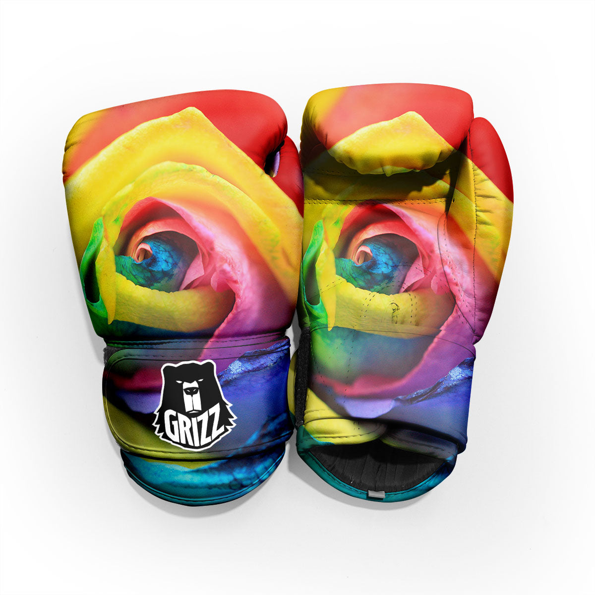 Rainbow Roses LGBT Pride Print Pro Boxing Glove