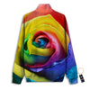 Rainbow Roses LGBT Pride Print Track Jacket-grizzshop