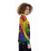 Rainbow Roses LGBT Pride Print Women's Long Sleeve Shirts-grizzshop