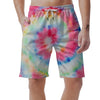 Rainbow Tie Dye Men's Shorts-grizzshop