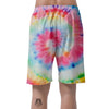 Rainbow Tie Dye Print Men's Shorts-grizzshop