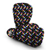 Rainbow Worm Print Pattern Boxing Gloves-grizzshop