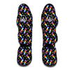 Rainbow Worm Print Pattern Muay Thai Shin Guards-grizzshop