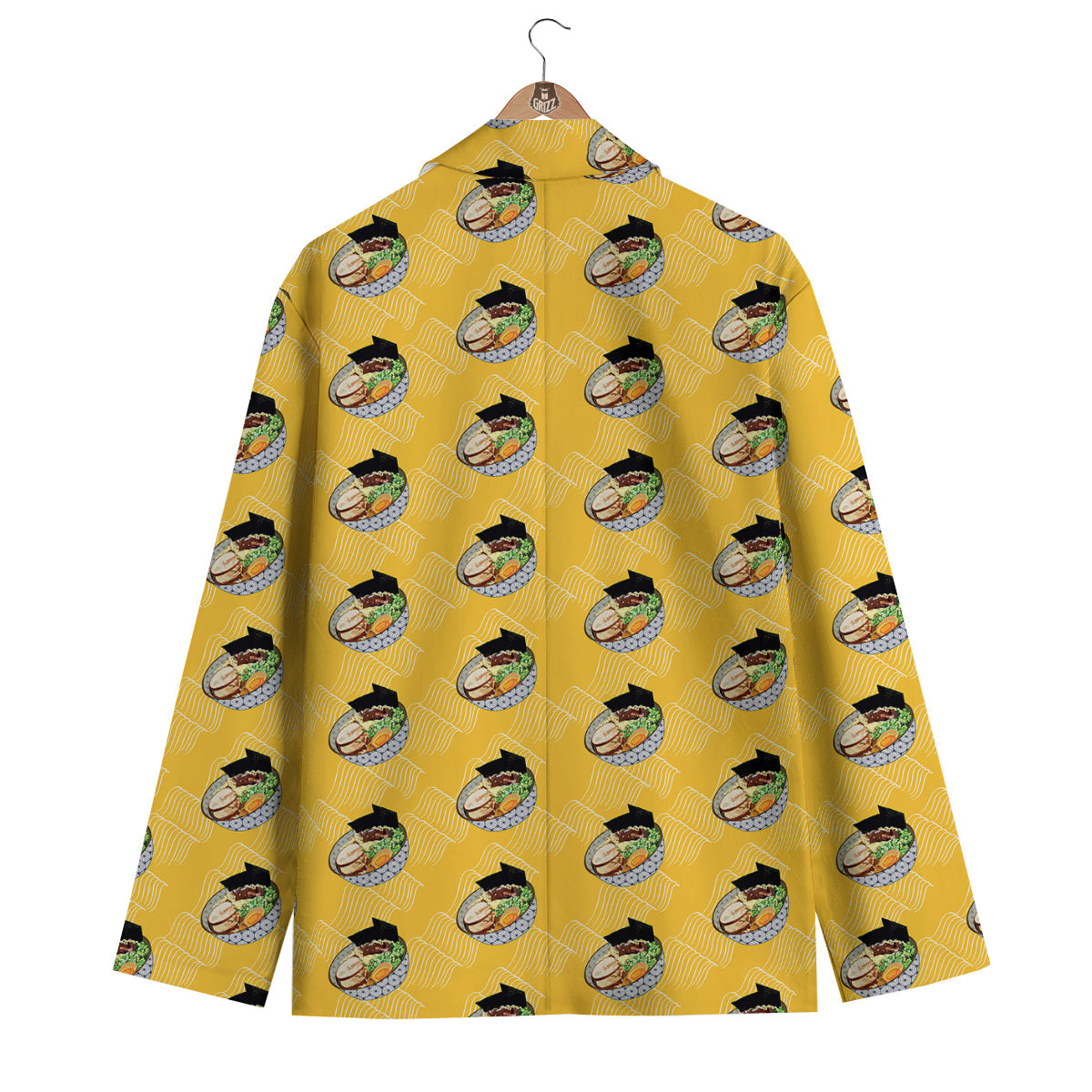 Ramen Print Pattern Men's Blazer-grizzshop