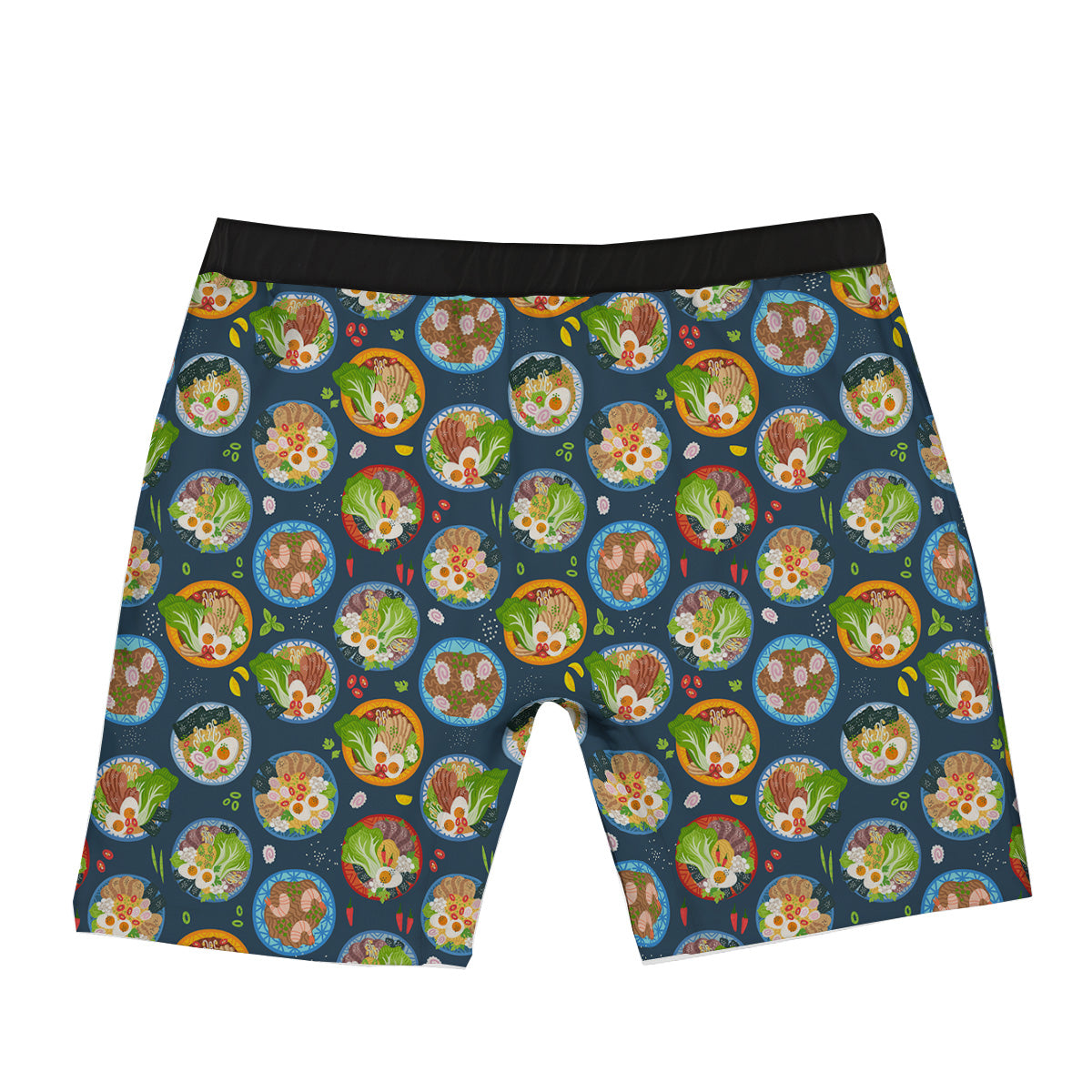 Ramen Udon Noodles In Bowl Print Pattern Boxer Briefs-grizzshop