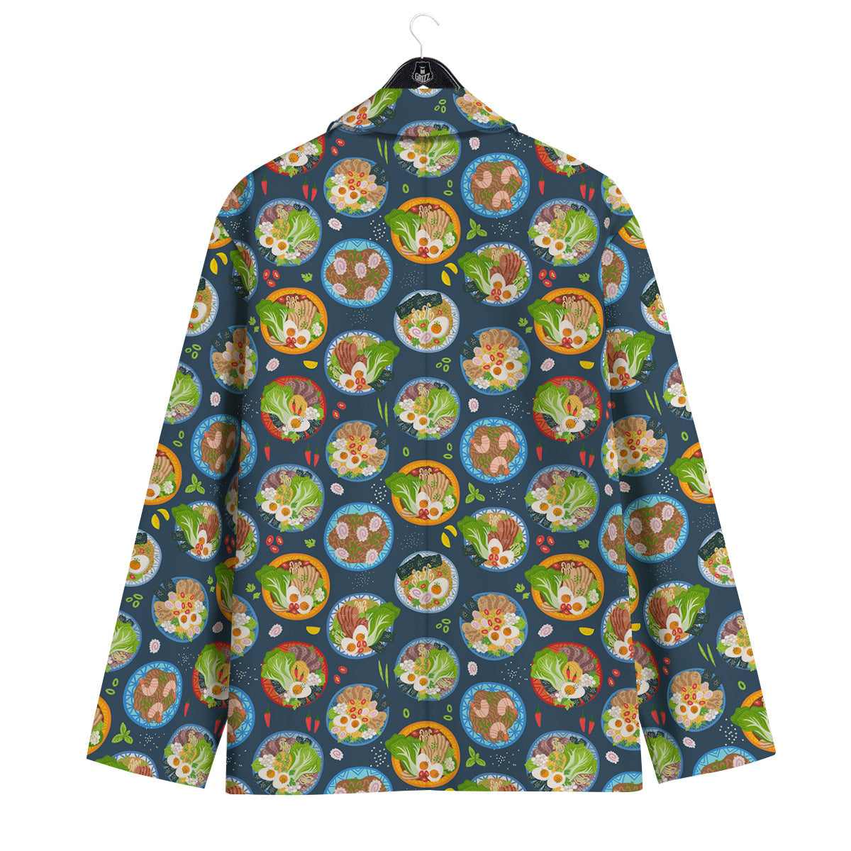 Ramen Udon Noodles In Bowl Print Pattern Men's Sport Coat-grizzshop