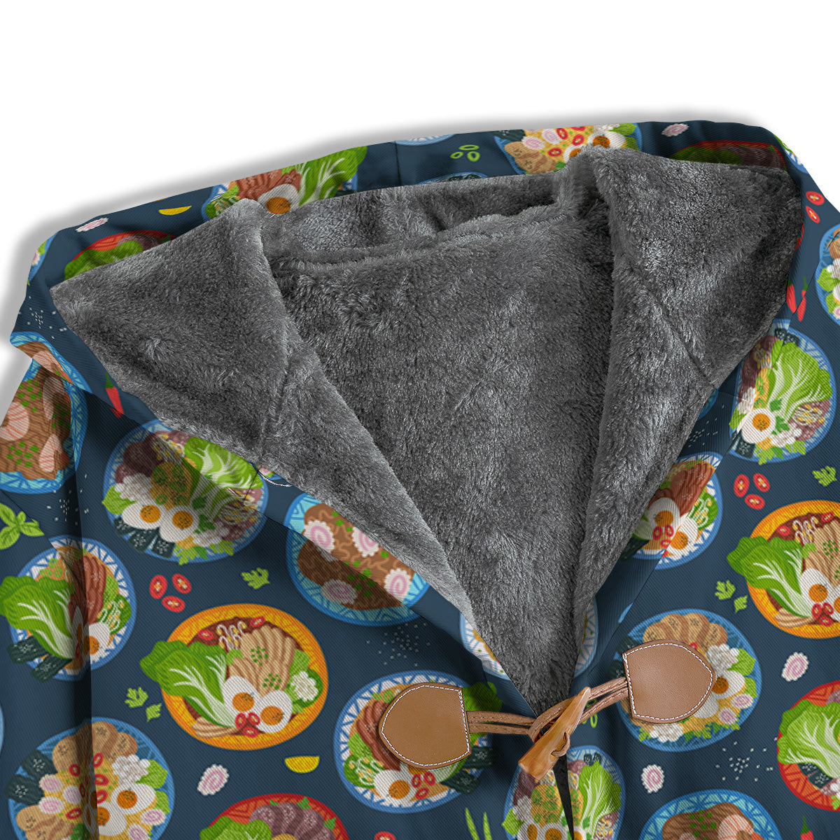 Ramen Udon Noodles In Bowl Print Pattern Men's Windbreaker Jacket-grizzshop