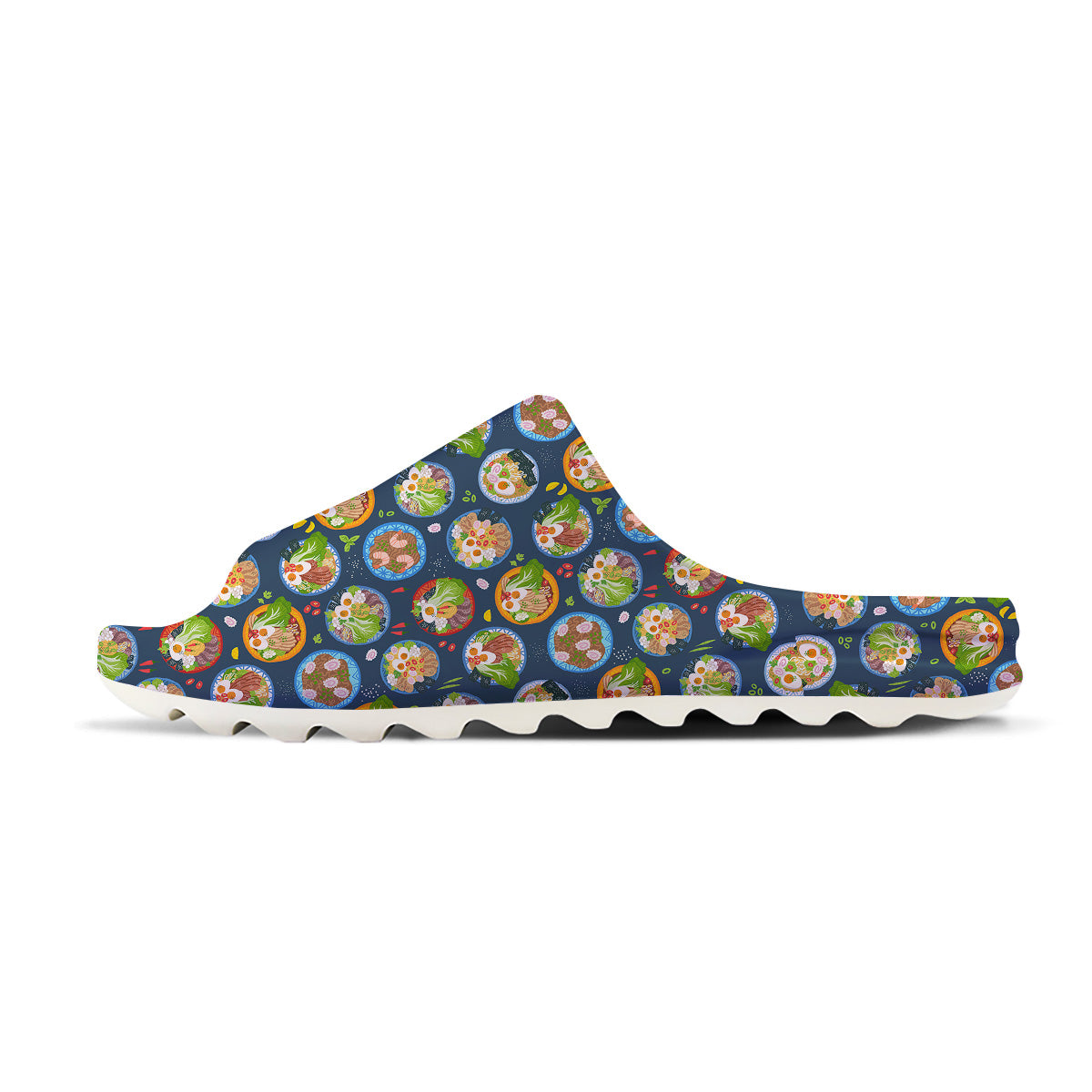 Ramen Udon Noodles In Bowl Print Pattern Sandals-grizzshop