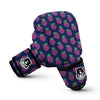 Raspberry Pink And Blue Color Print Pattern Boxing Gloves-grizzshop