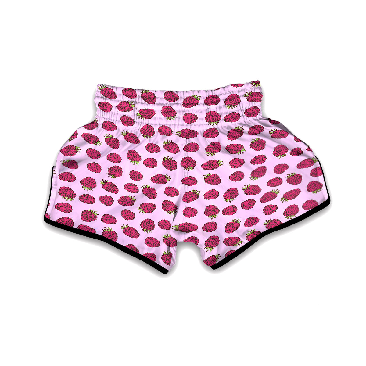 Raspberry Print Pattern Muay Thai Boxing Shorts-grizzshop