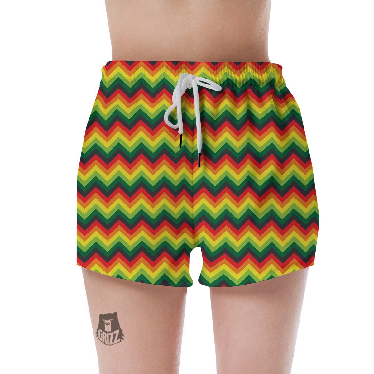 Rasta Jamaica Reggae Women's Shorts-grizzshop