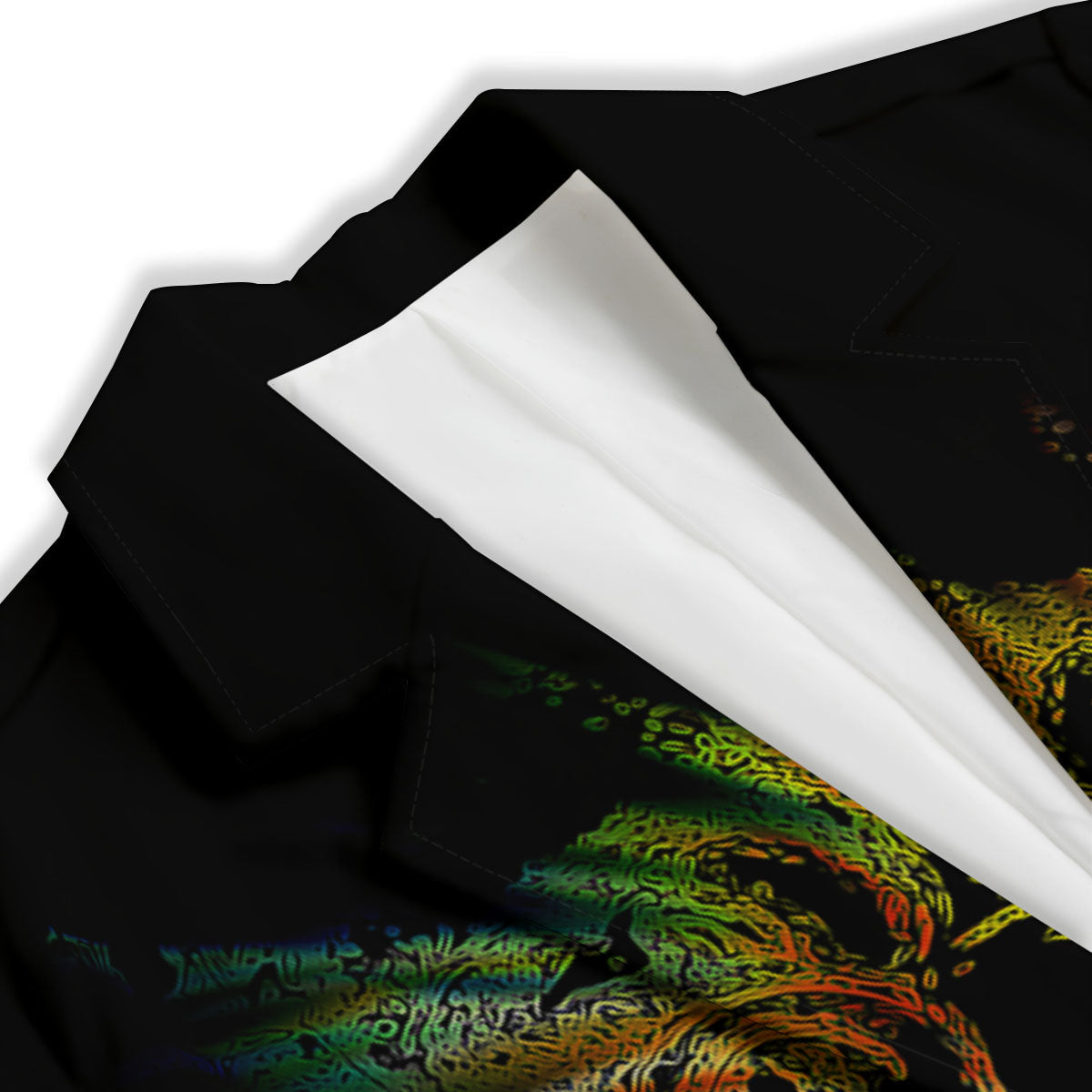 Rasta Lion Grunge Print Women's Blazer-grizzshop