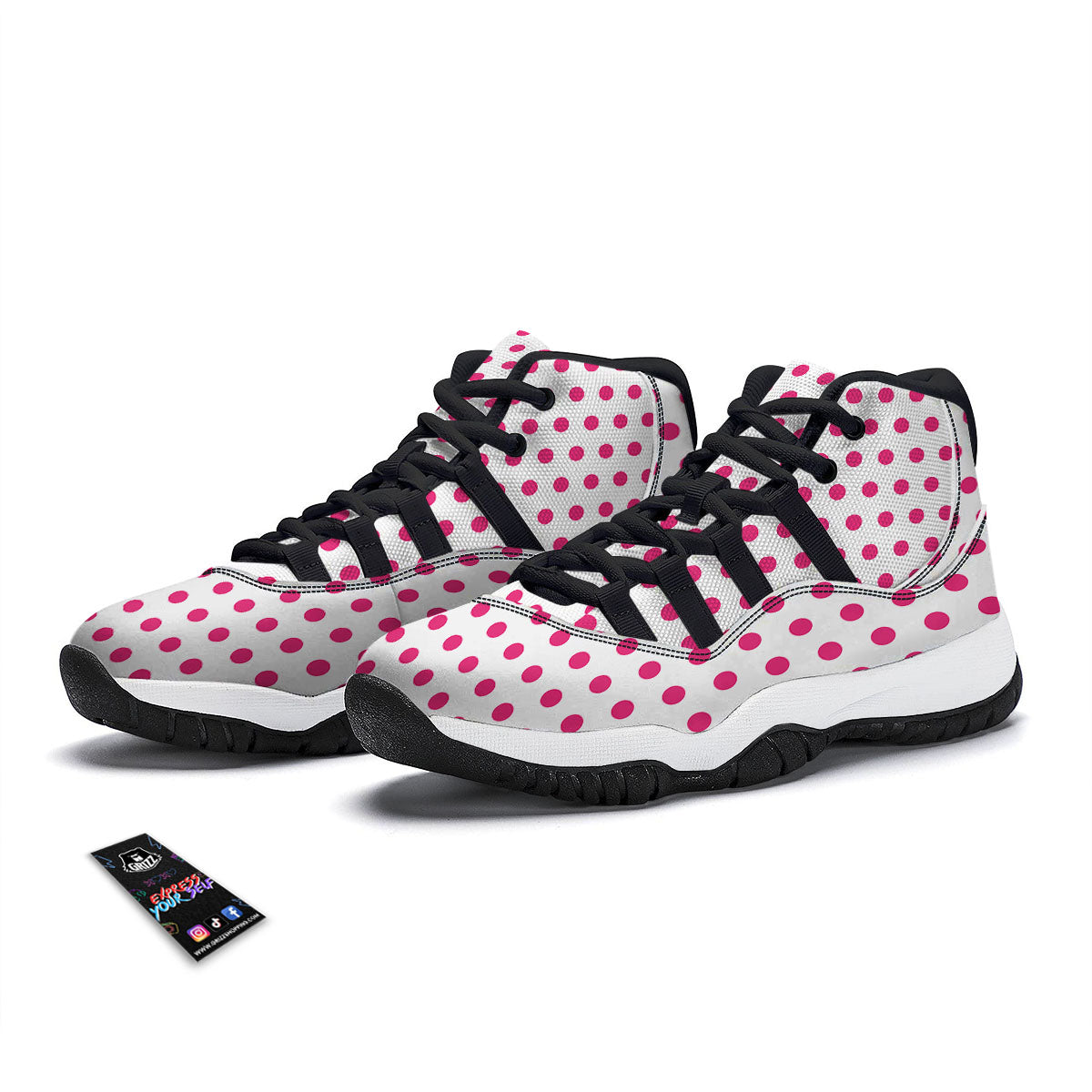 Rat Cute Print Pattern Black Bball Shoes-grizzshop