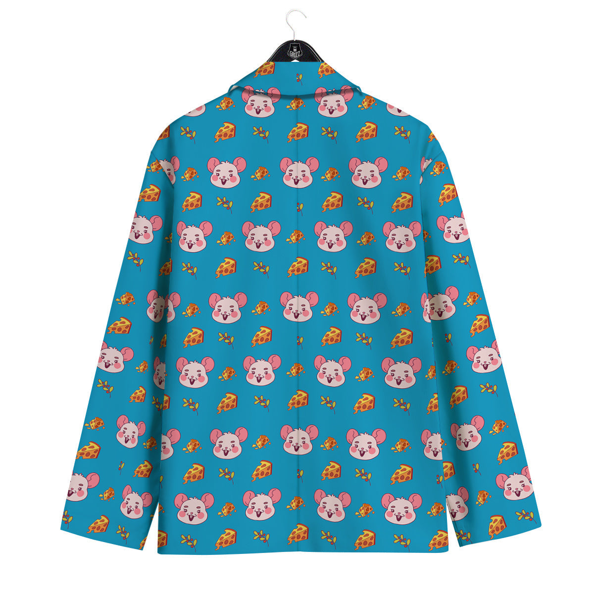 Rat Cute Print Pattern Men's Sport Coat-grizzshop