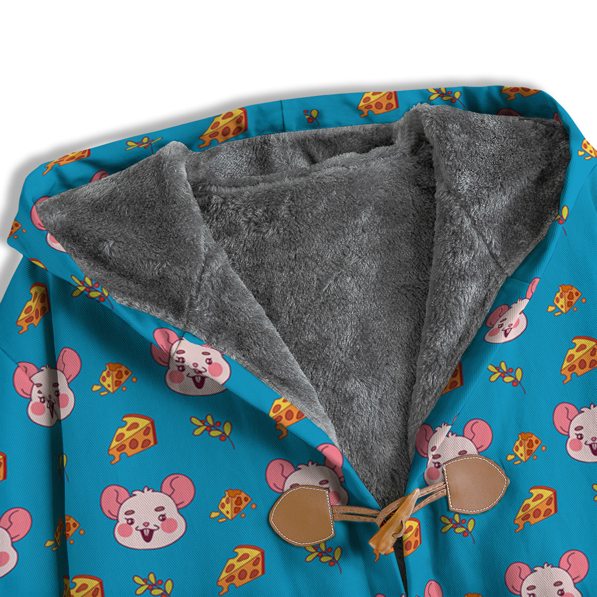 Rat Cute Print Pattern Men's Windbreaker Jacket-grizzshop