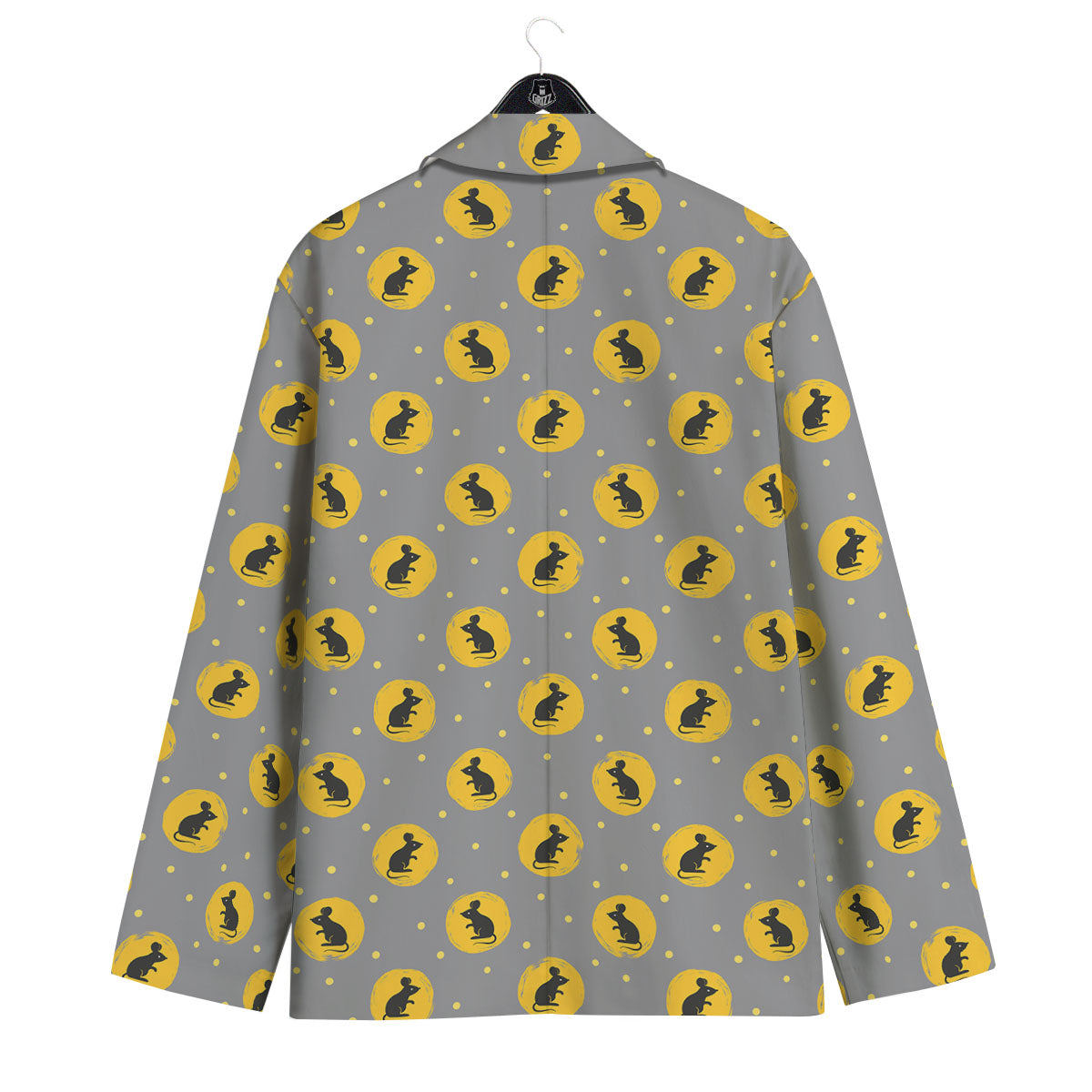 Rat Print Pattern Men's Sport Coat-grizzshop