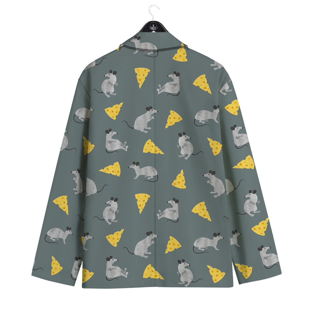 Rat Watercolor Print Pattern Men's Sport Coat-grizzshop