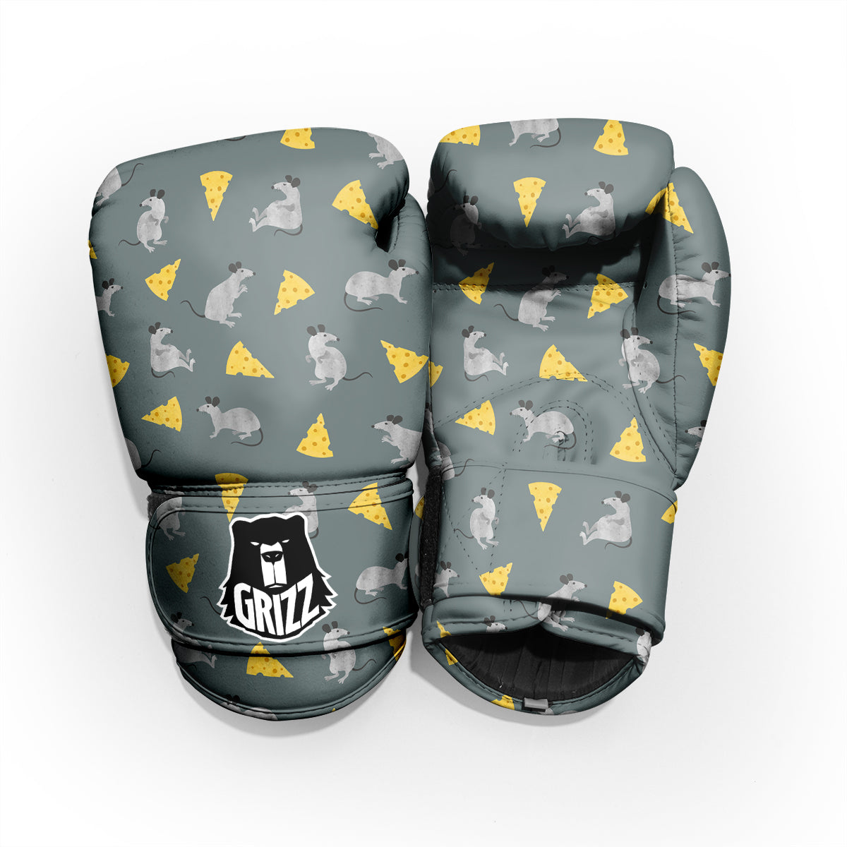 Rat Watercolor Print Pattern Pro Boxing Glove