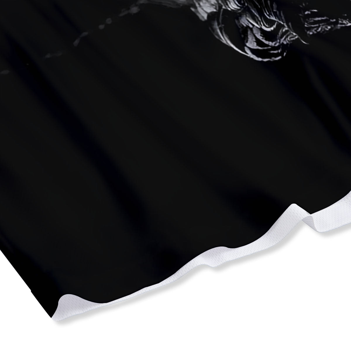 Ratsnake Rhinoceros Monochrome Print Mesh Shorts