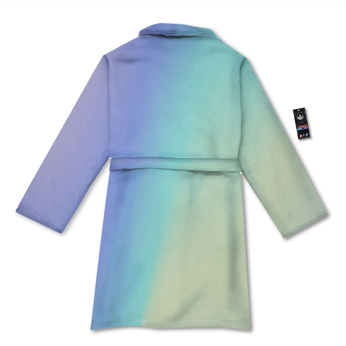Rave Pastel Print Pattern Bathrobe-grizzshop