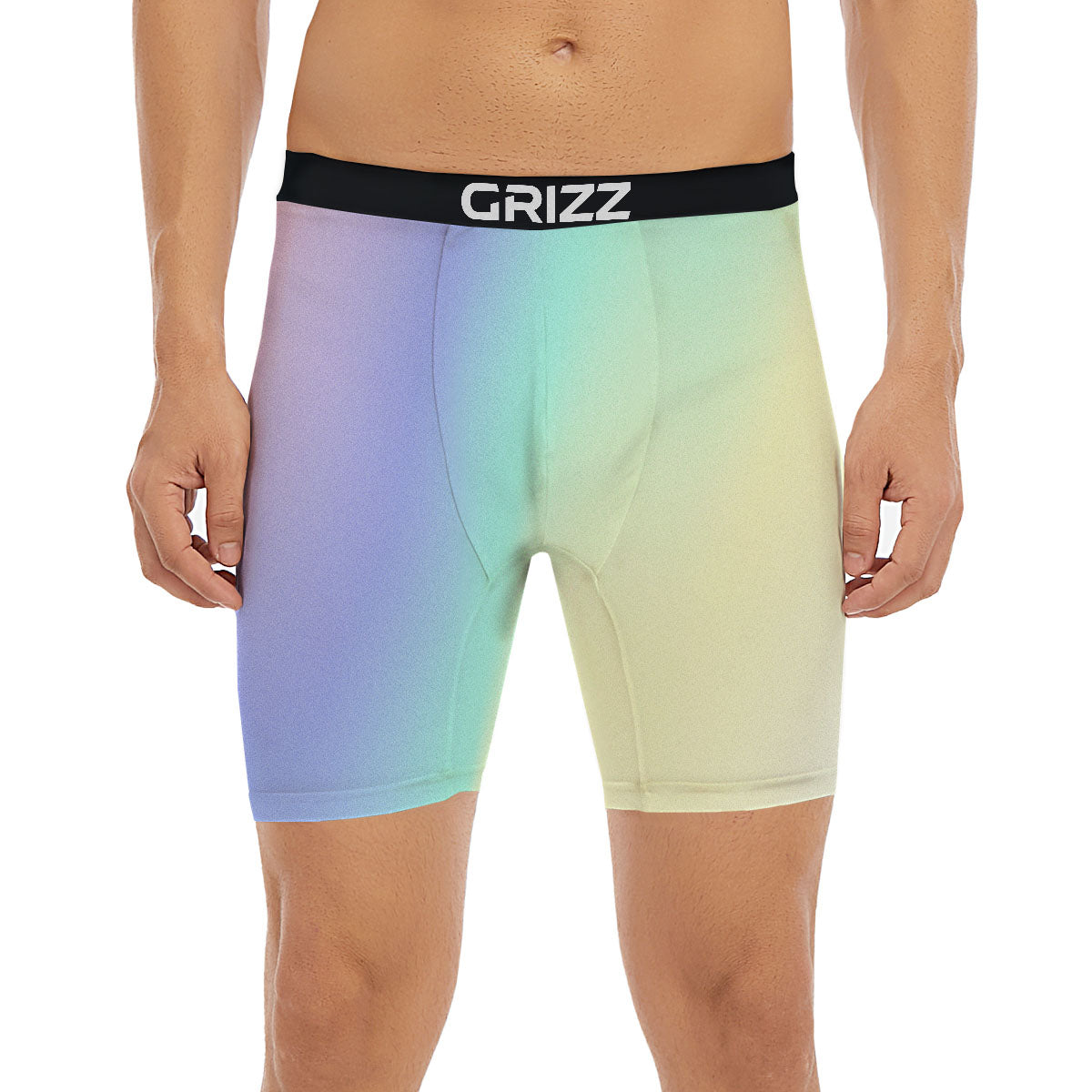 Rave Pastel Print Pattern Boxer Briefs-grizzshop