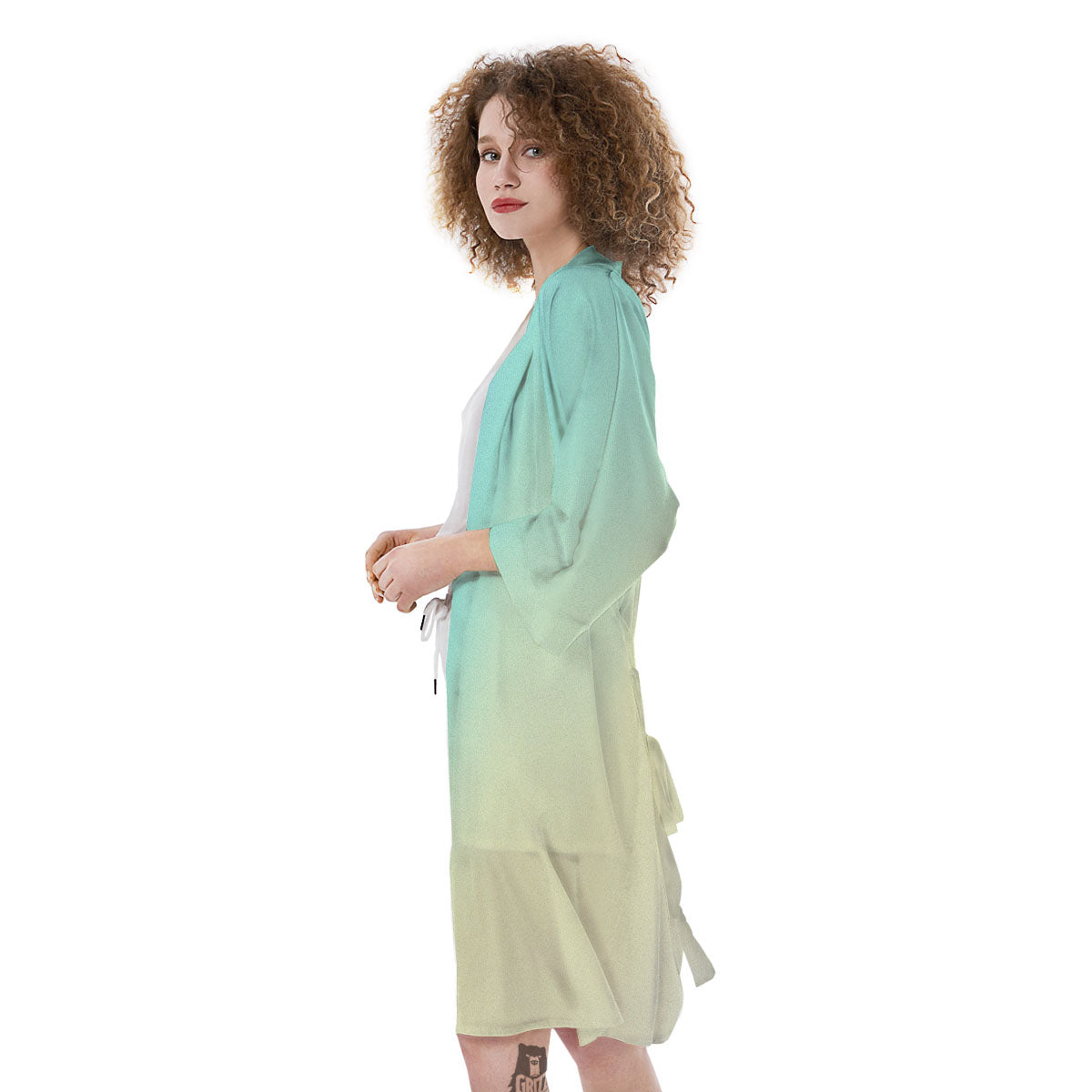Rave Pastel Print Pattern Kimono-grizzshop