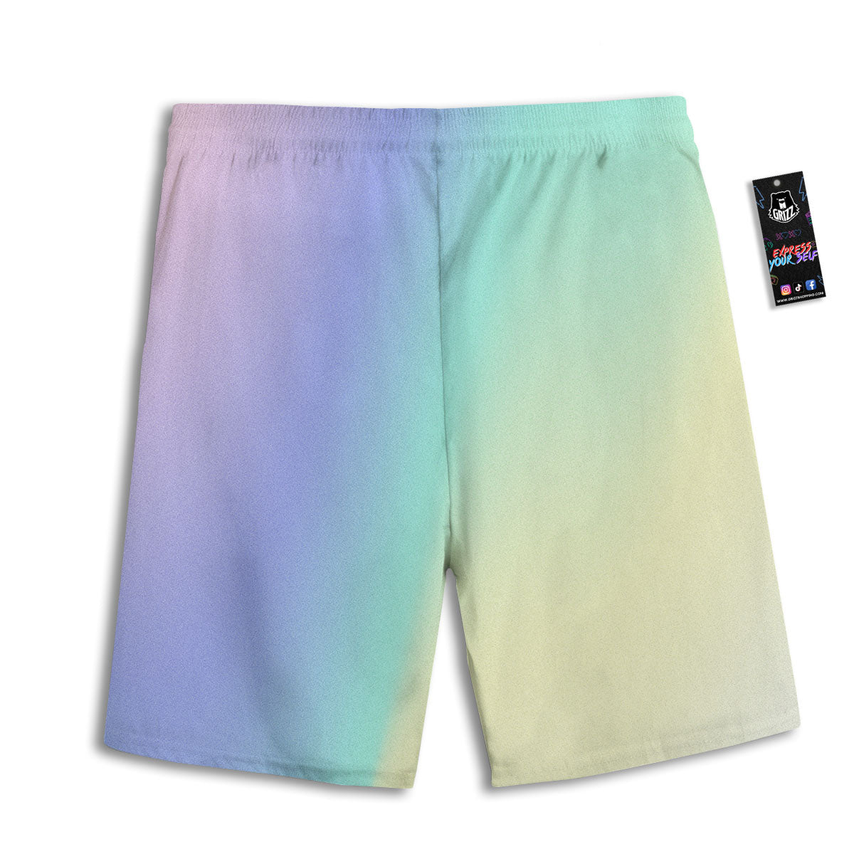 Rave Pastel Print Pattern Men's Athletic Shorts