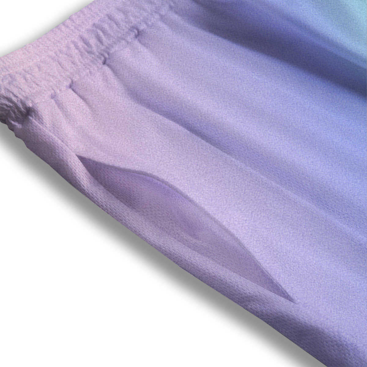 Rave Pastel Print Pattern Mesh Shorts