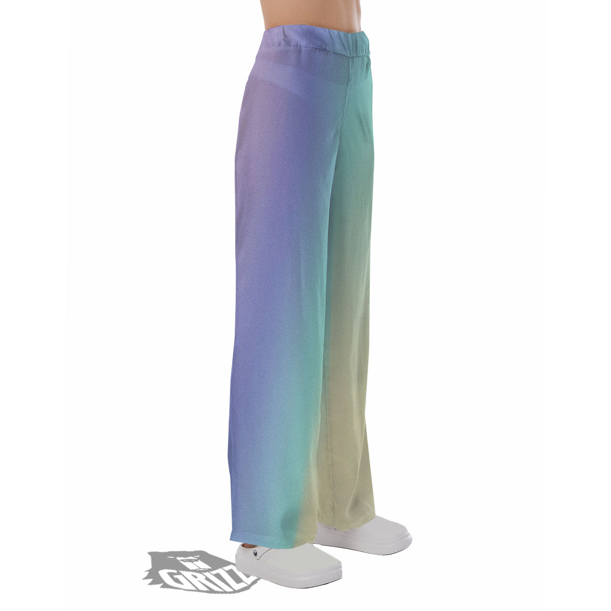 Rave Pastel Print Pattern Pajama Pants-grizzshop