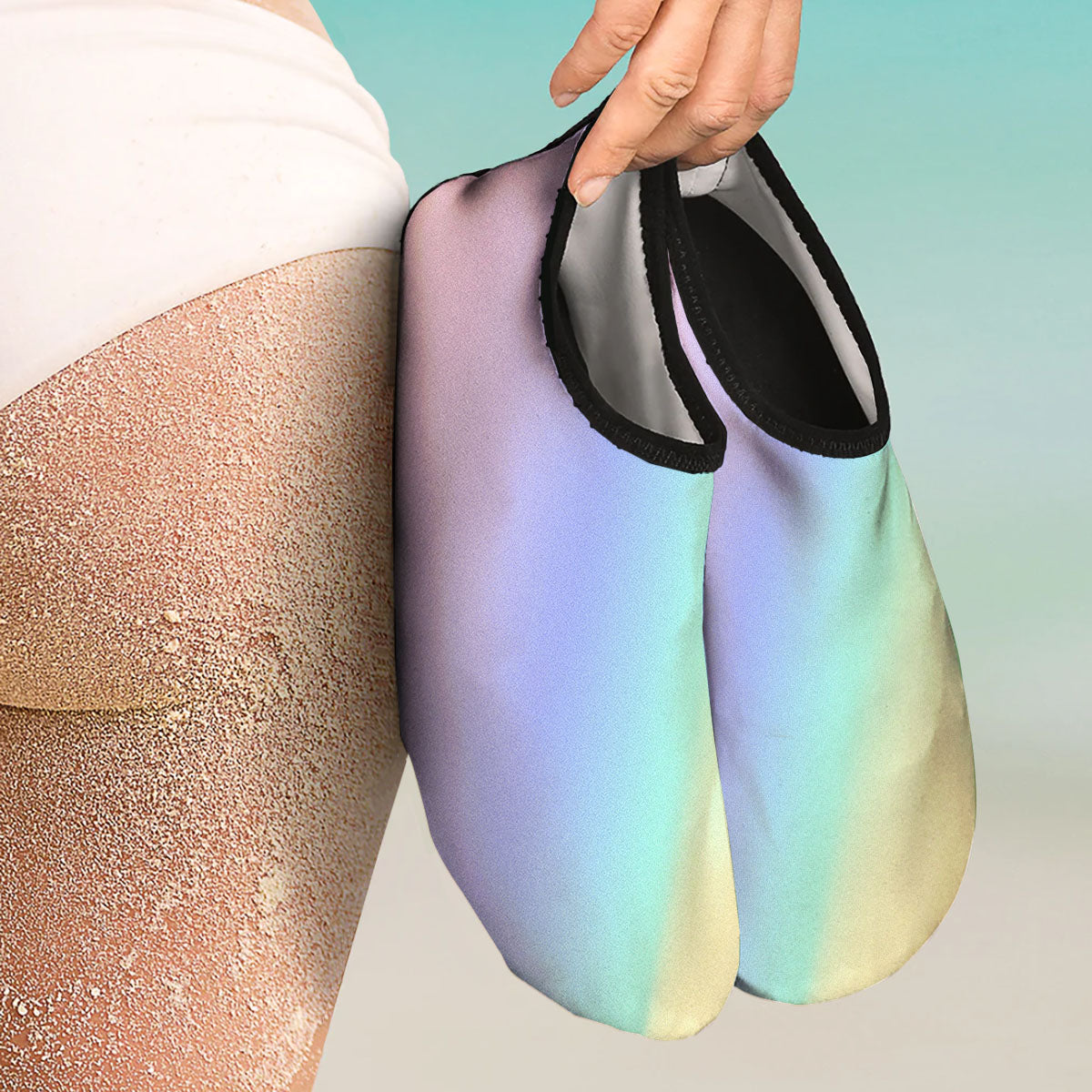 Rave Pastel Print Pattern Water Shoes-grizzshop