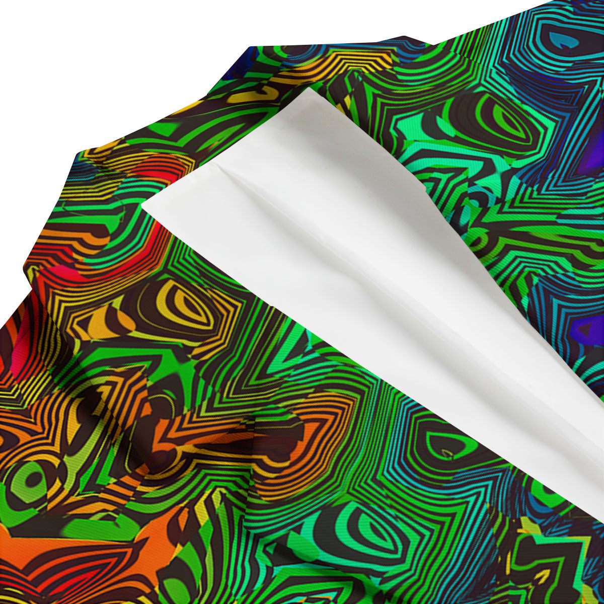 Rave Psychedelic Print Pattern Men's Blazer-grizzshop