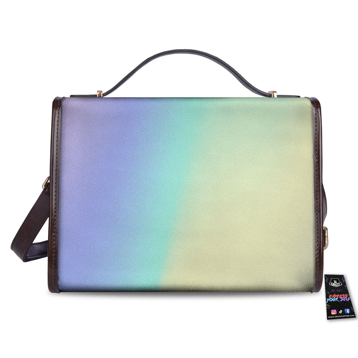 Rave Pastel Print Pattern Women's Satchel Bag