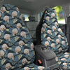 Raven Skull Print Pattern Car Seat Covers-grizzshop