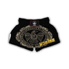 Raven Viking Odin Sword Print Muay Thai Boxing Shorts-grizzshop