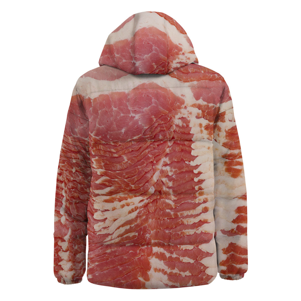 Raw Bacon Print Down Jacket-grizzshop