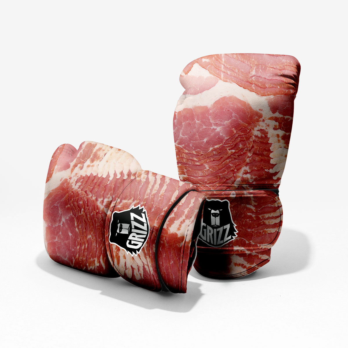 Raw Bacon Print Pro Boxing Glove