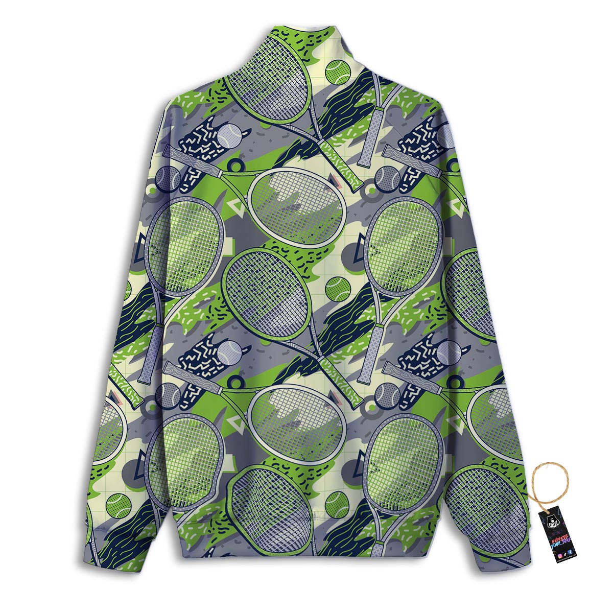 Raw Bacon Print Track Jacket-grizzshop