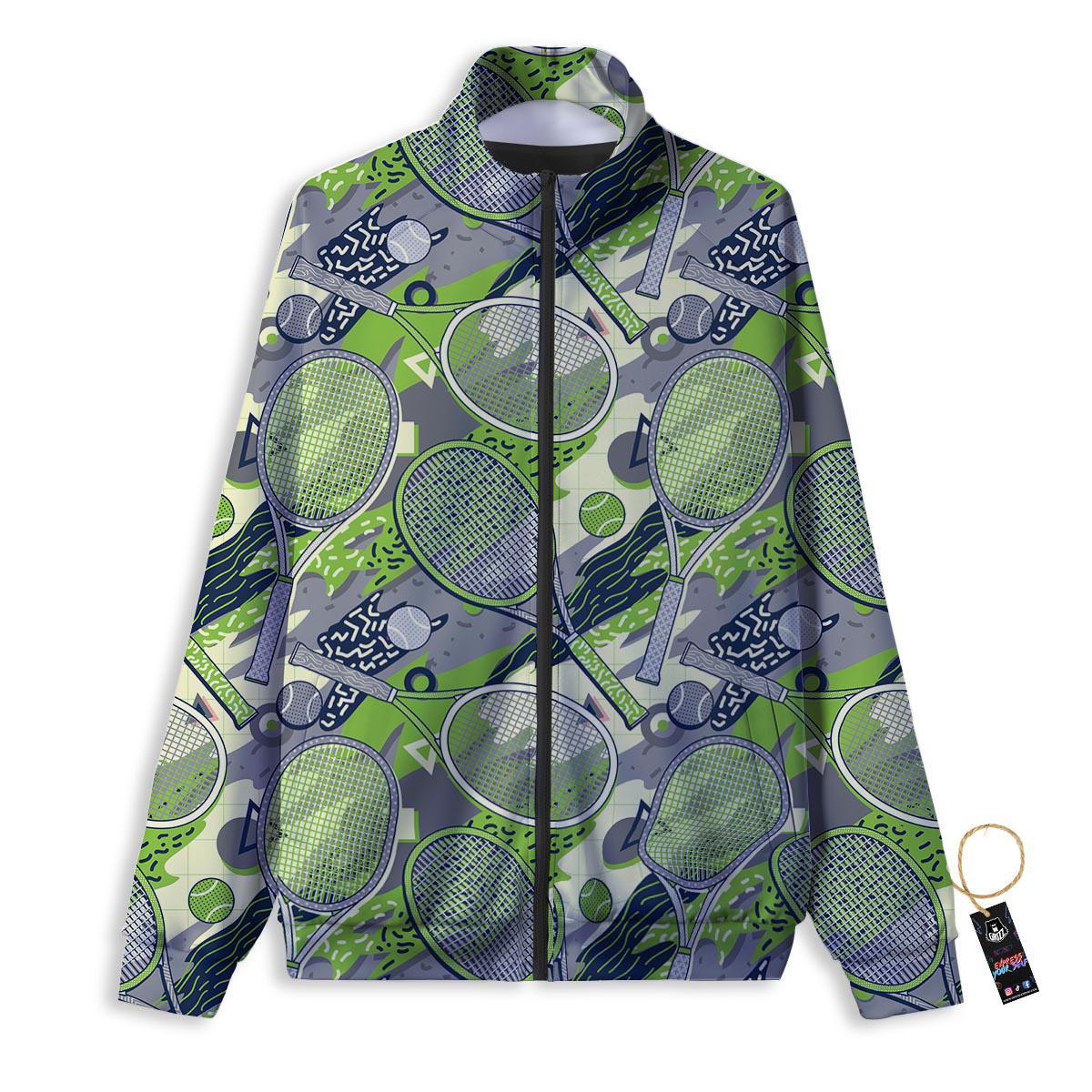 Raw Bacon Print Track Jacket-grizzshop