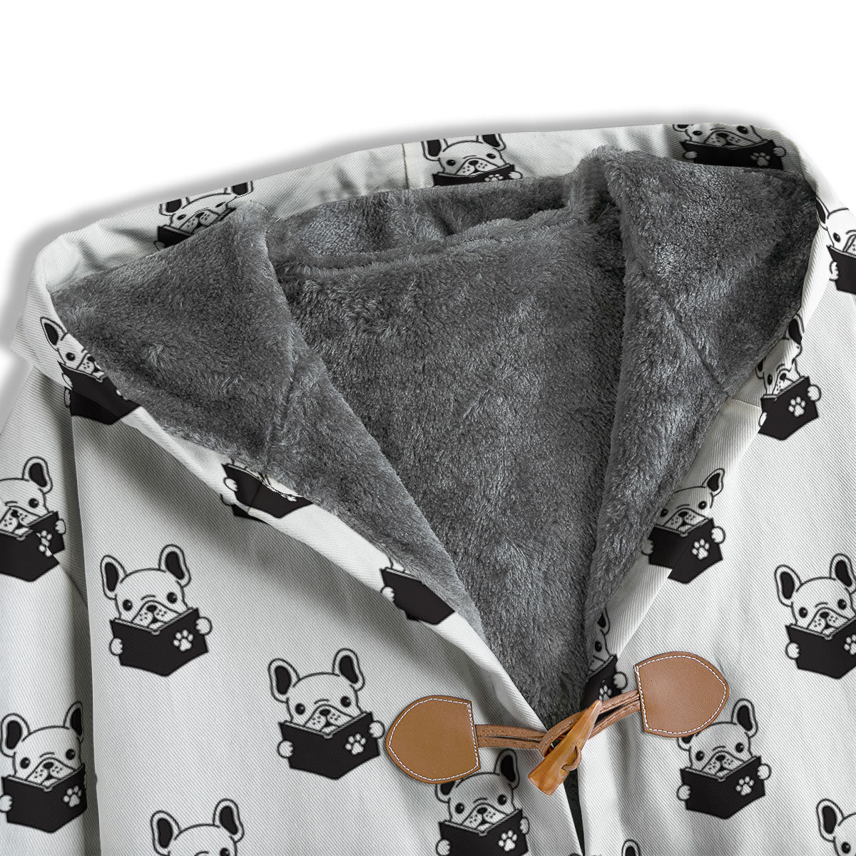 Reading Book French Bulldog Print Men's Windbreaker Jacket-grizzshop