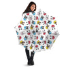 Reading Book Polar Bear Print Pattern Umbrella-grizzshop