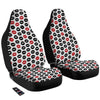 Red And Black Lips Print Pattern Car Seat Covers-grizzshop