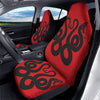 Red And Black Snakes Sign Print Car Seat Covers-grizzshop