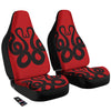 Red And Black Snakes Sign Print Car Seat Covers-grizzshop