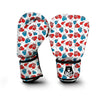 Red And Blue Boxing Glove Print Pattern Boxing Gloves-grizzshop