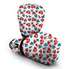 Red And Blue Boxing Glove Print Pattern Boxing Gloves-grizzshop